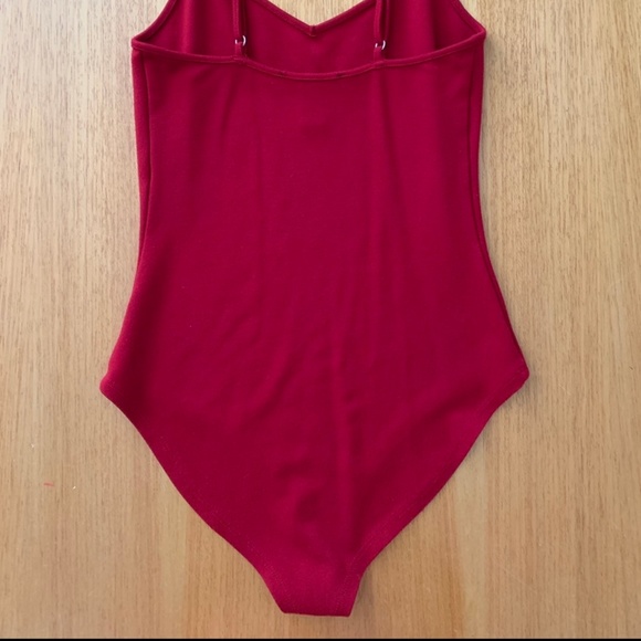 Red One Piece Top - Picture 4 of 4